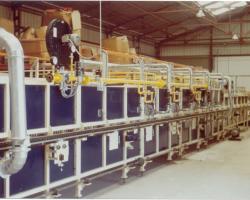 Horno de rodillos para azulejos