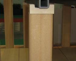 Soportación vagoneta con cordierita y CSI